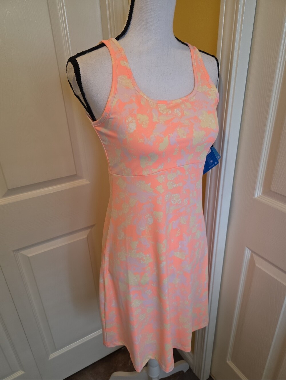 COLUMBIA ORANGE TANK DRESS, SIZE S, NEW - Picture 11 of 13